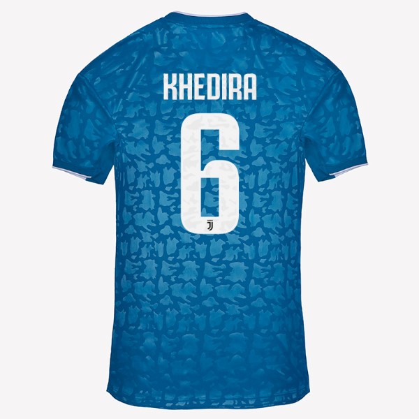 Camiseta Juventus NO.6 Khedira 3ª Kit 2019 2020 Azul